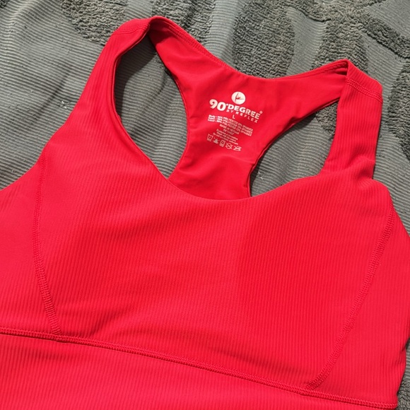 COPY - Matching Workout Set Bright Red - Picture 2 of 4